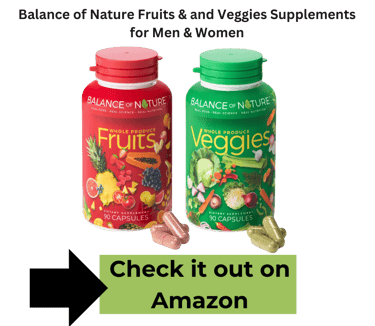 Balance of Nature Fruits & and Veggies Supplements for Men & Women