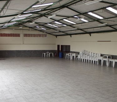 Salão coberto