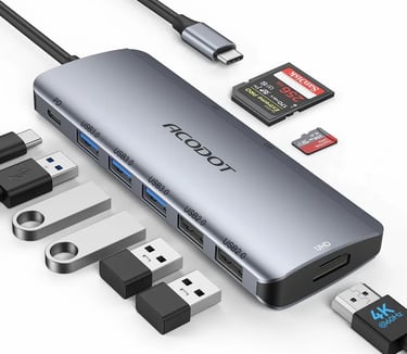 Acodot 9-in-1 USB-C Hub — Best Multiport Option