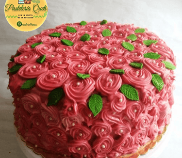 pasteleria queti torta personalizada rosas cumpleaños lima peru