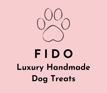A logo showing a paw print for the handmade dog treats