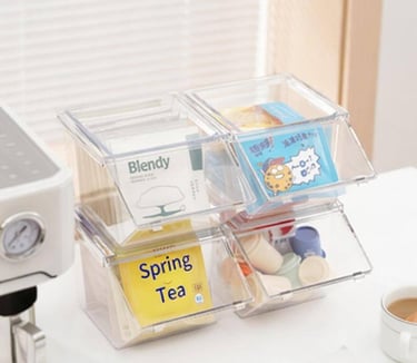 PET flip top storage boxes for pantry wholesale