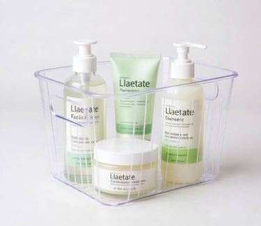 PET bathroom vanity storage bins wholesale
