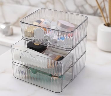 stackable PET drawer storage boxes wholesale