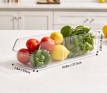 stackable PET fridge bins for food storage wholesale