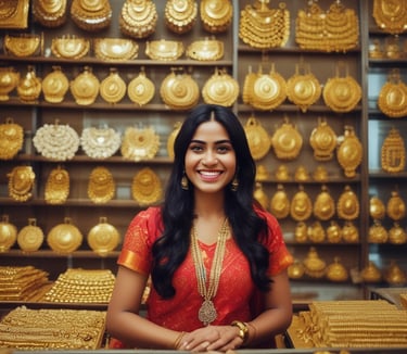 A friendly team brainstorming creative advertising ideas around a laptop.