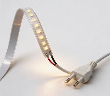 Tira LED 230V 14W IP67: grandes longitudes en exterior sin fuentes.