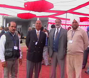 Ravinder Vashisht in a meeting with Executives