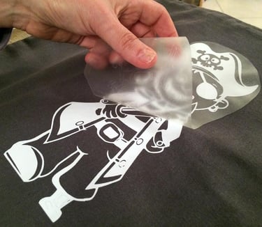 Impression de Flex sur un tee-shirt