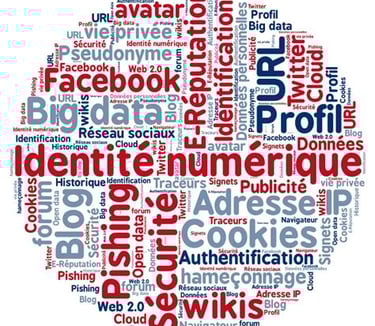 Mots cles representant des aspects du numérique
