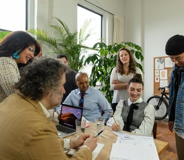 out team of professionals working for business owners on fica savings program