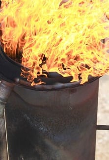 Flaring off Gas in a Flare System