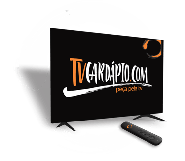 Logo TVCardápio.com – peça pela TV