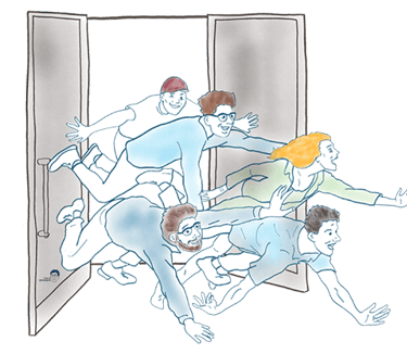 Salle de classe engageante