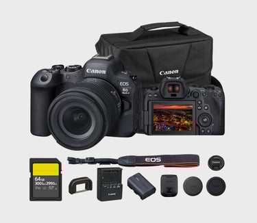 Canon EOS R6 Mark II Mirrorless Camera with RF 24-105mm f/4-7.1 is STM Lens | 24.2MP Full-Frame CMOS