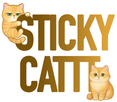 Sticky Cattt Square Logo