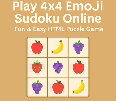 Emoji Suduok 
