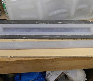 Silicone mould created from a 3D printed master for professional casting services