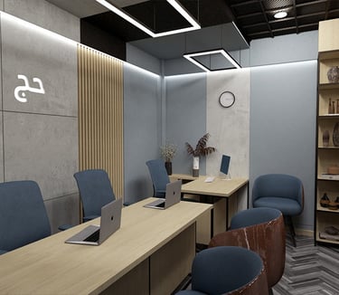 Office Interior, Travel Agency Office Design, Modern Office interior
