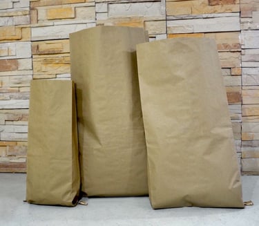 sacos y bolsas de papel kraft multicapas