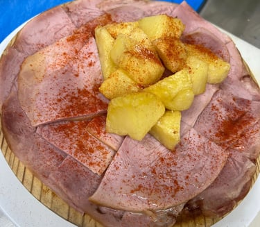Lacón a la gallega con patatas