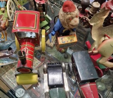 Juguetes antiguos en Barcelona