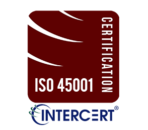 Certification ISO 45001  given to BRB Engineering that guarantees safety in the workplace