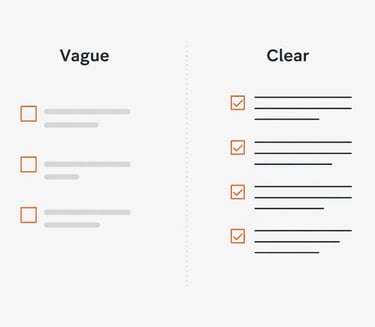 vague vs clear