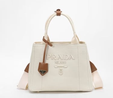 a prada bag with a prada bag