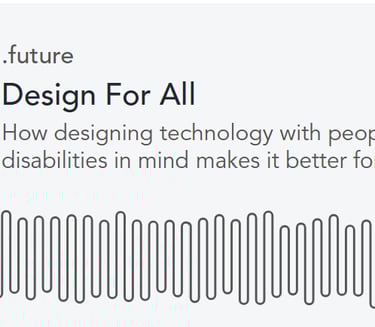 Design for All player from Microsoft dot future podcast