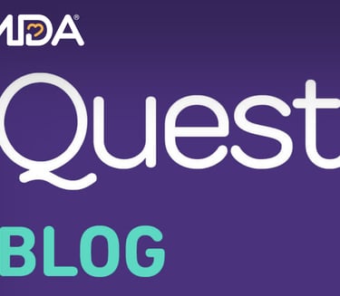 MDA Quest Blog logo on a purple background