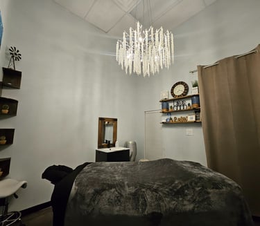 beautiful new suite with upscale design and lighting