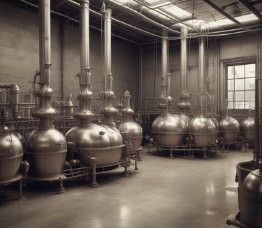 Hands packaging delicate perfume bottles with care in a family-run workshop.