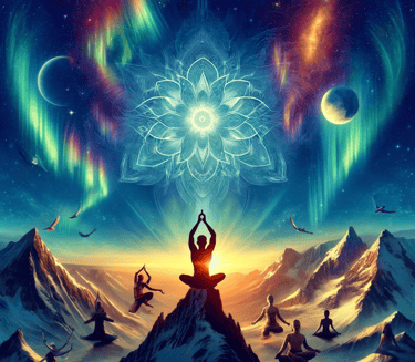 a person in deep meditation