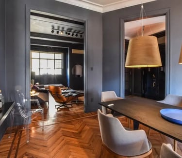 Proyecto Rosario de Basenses. Un piso estilo clásico adaptado a la vida contemporánea