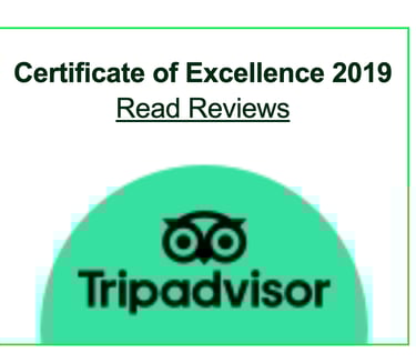 Trip Advisor Certificate of Excellence 2019 - Yoda Guy Movie Experience