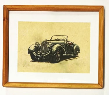 Oleo print  Wall Art . Modern Wood  Wall Art., this product is manufactured to order.