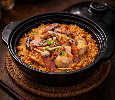 Classic Claypot Chicken Rice