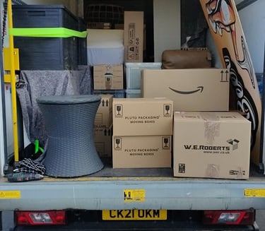 contents of Luton van