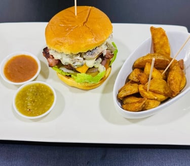 hamburguesa clásica