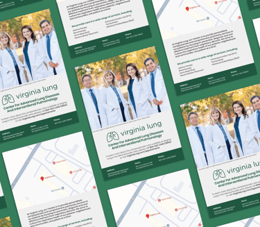 virginia lung postcard mailers