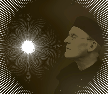 Photo of Novit Terminus in deep contemplation. 