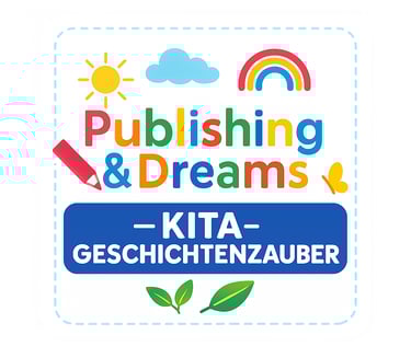 Logo des Geschichtenzauber-Kita-Wettbewerbs zur Förderung von Sprache und Kreativität