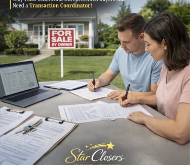 FSBO sellers and unrepresented buyers Florida real estate closing process