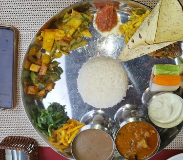 Nepal's national Dal Bhatplat