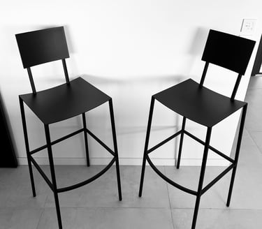 Tabourets de bar moderne metal