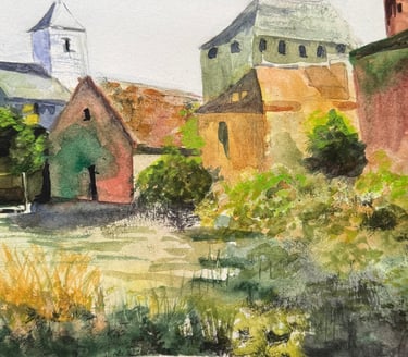 French village to get you in another time. This art evoke the tranquility you will love. 