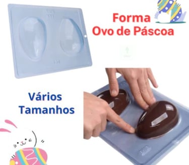 forma de ovo de páscoa