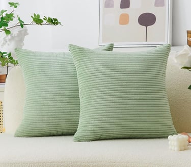 Sage color pillow case
