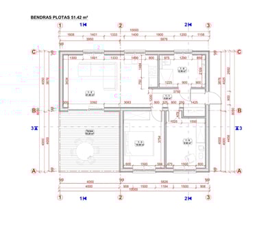 Modulinis namas Dream 52m2